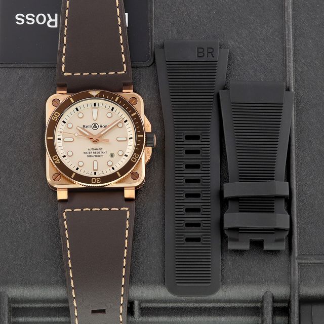 Bell and Ross BR 03 BR0392-D-WH-BR/SCA Image 2